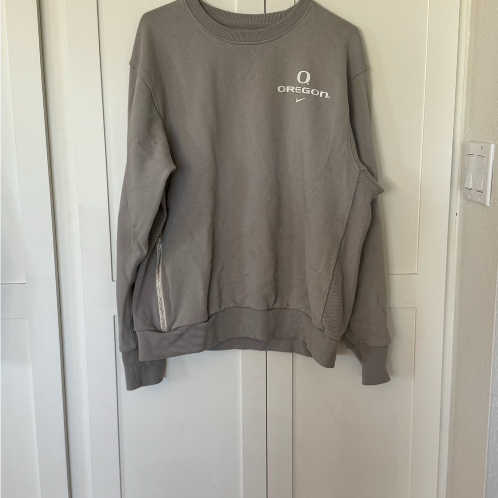Gray Oregon Nike crewneck Sweatshirt